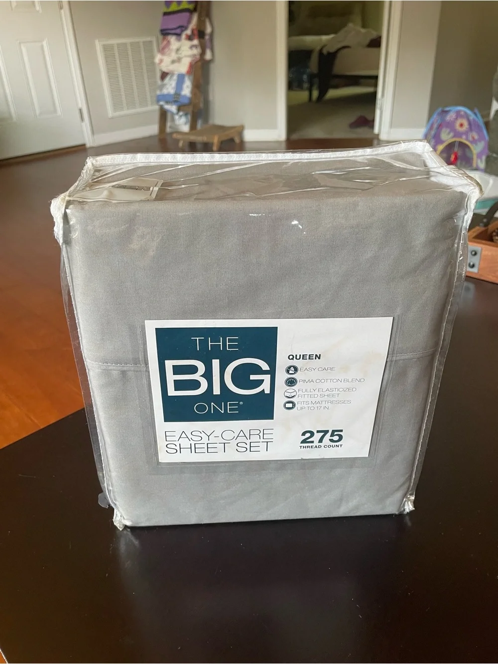 The Big One Queen Easy-Care Sheet Set - Gray
